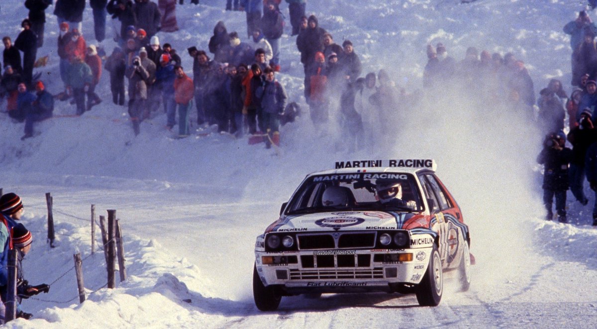motoRetroSport's tweet photo. Mes de #RallyeMonteCarlo ... imagen año 92: #Lancia #LanciaDelta Philippe Bugalski // Denis Giraudet
#MartiniRacing https://t.co/inldCnNcFP