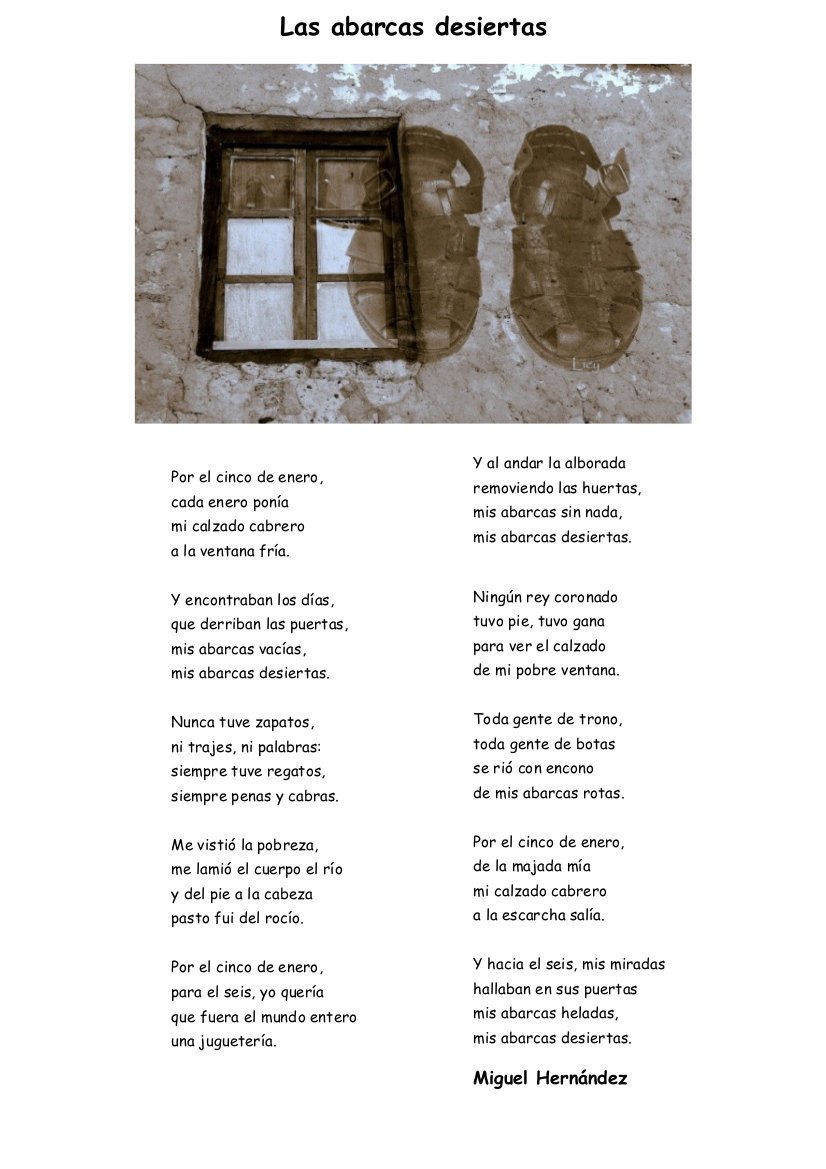 FonsiLoaiza's tweet photo. El poeta comunista Miguel Hernández escribió este precioso poema a la noche de Reyes, en 1937, tras el Golpe de Estado, pidiendo que todos los niños tuvieran juguetes. Murió encarcelado por el fascismo 5 años después. https://t.co/GoLepCzI2X