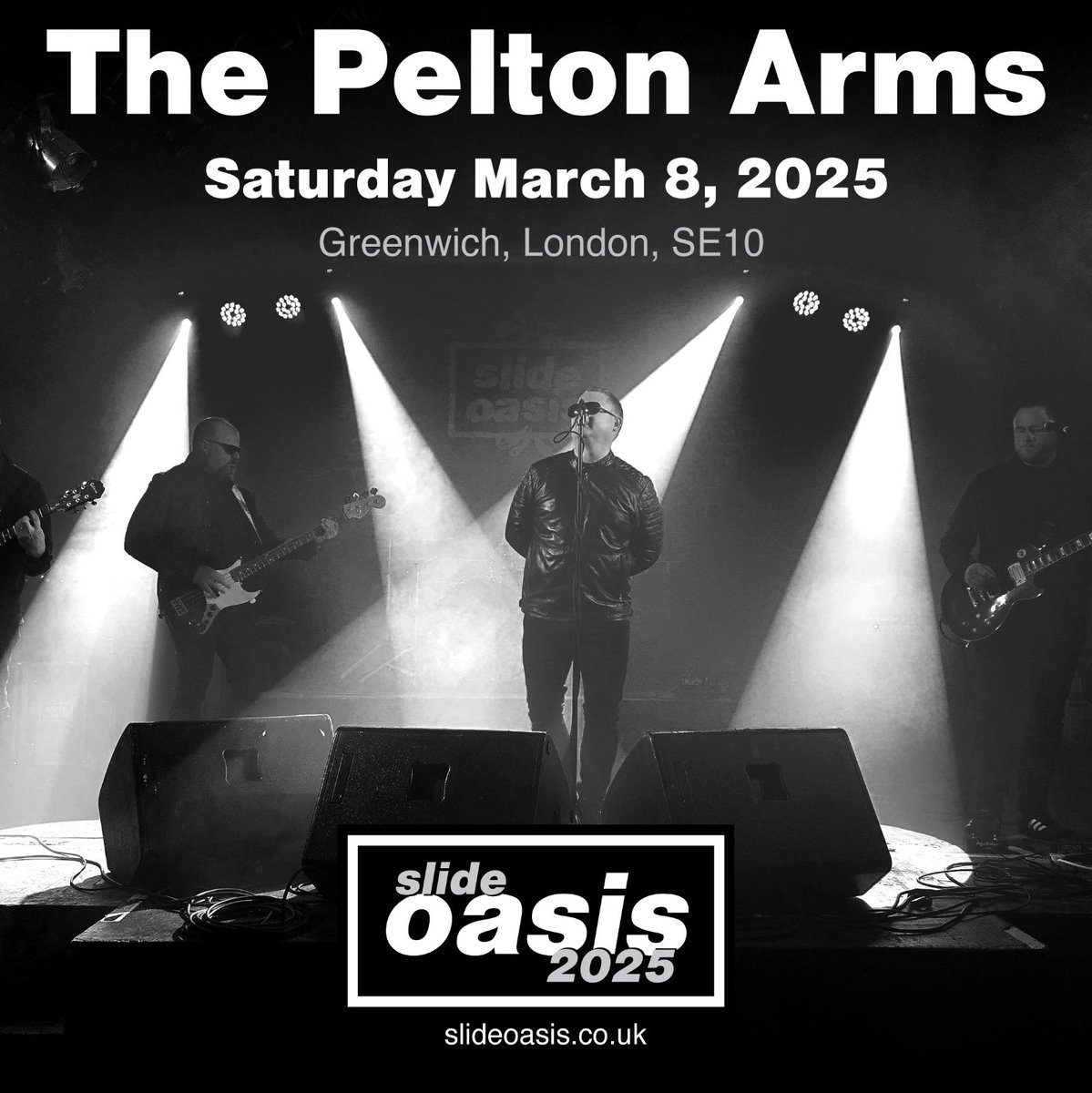 slideoasis's tweet photo. Heading back to the legendary @peltonarms on Sat 8 March @DeanoRifles777 #greenwich #oasis #oasistribute #live25 #londongigs #londonlive https://t.co/ZVOqDGnAaX