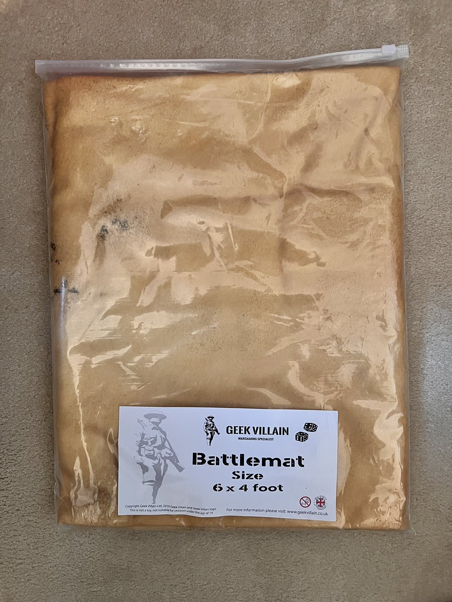 tinyterrain's tweet photo. I’ve got 2, brand new (still in packaging) 6x4ft Geek Villain fleece gaming mats for sale. £45 each, plus postage at cost. Current retail is £65. Really high quality mats (I already have 2 others!) Please message me if interested. https://t.co/3794QT3xZa