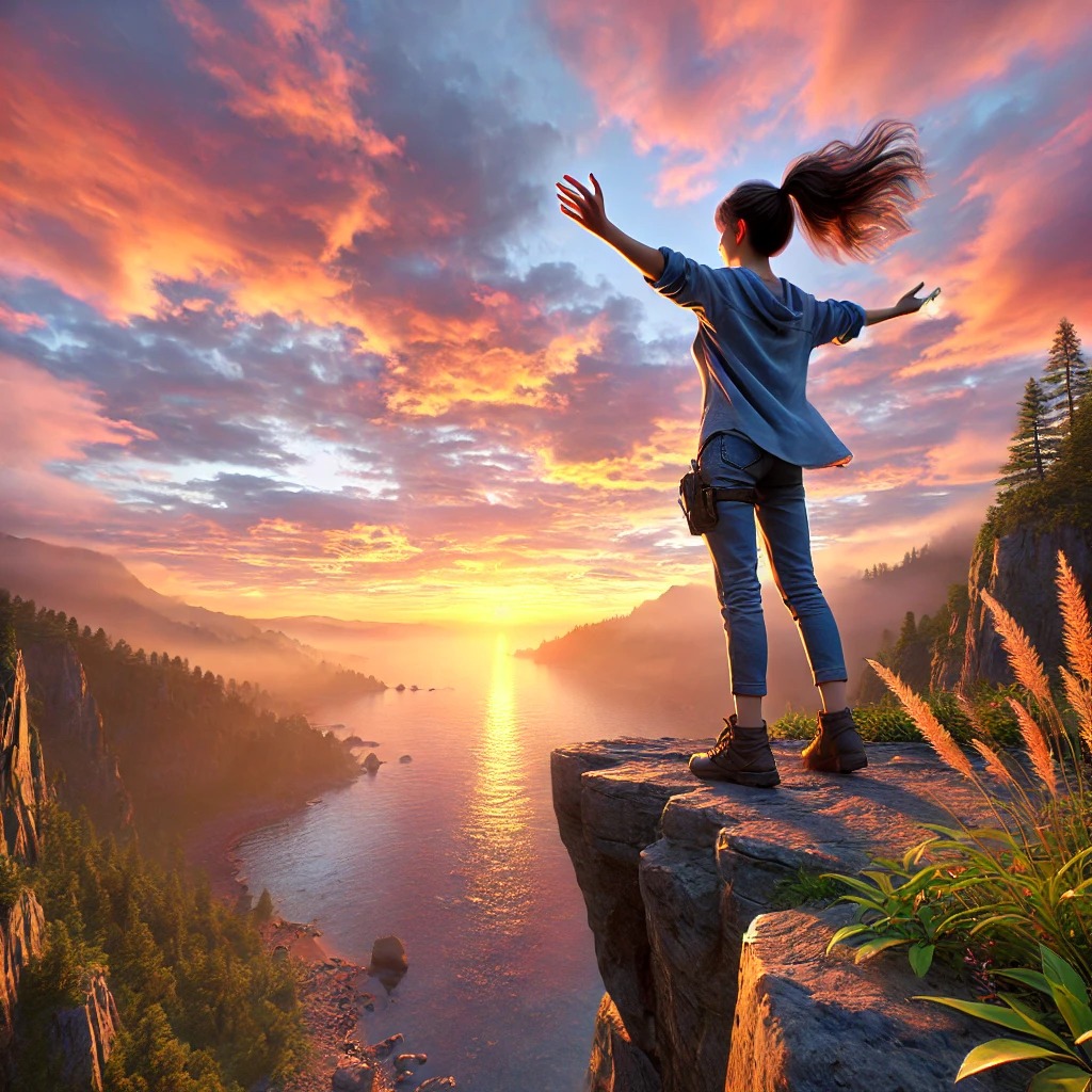 A New Dawn, A New Hope 🌅✨

With arms wide open, she welcomes the sunrise, a symbol of dreams and endless possibilities. 🌸💛 Every new day is a chance to shine brighter. 🌿🌞

#MorningVibes #NewBeginnings 🌻💕