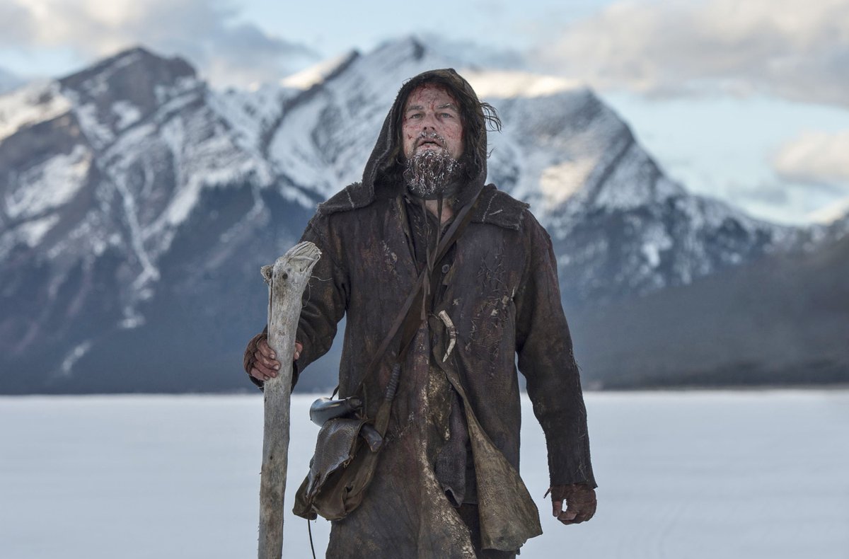 ATRightMovies's tweet photo. THE REVENANT was released 9 years ago this week. Inspired by the true story of frontiersman Hugh Glass, and the film that finally brought its star Leonardo DiCaprio Oscars success, the story of how it was made is an epic adventure of its own... 

1/47 https://t.co/GcU8YOrlLj