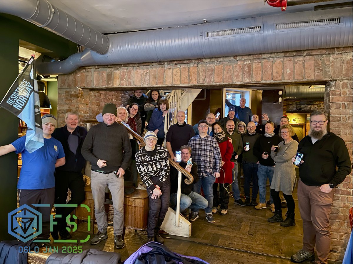 magneand's tweet photo. #Ingress #XFac #IngressFS #FSOslo #IFS #NIA #Niantic #FirstSaturday #FirstSaturdayOslo #IngressPrime #FSOslo #January  #Resistance #Enlightened https://t.co/mpqPUWdNfM