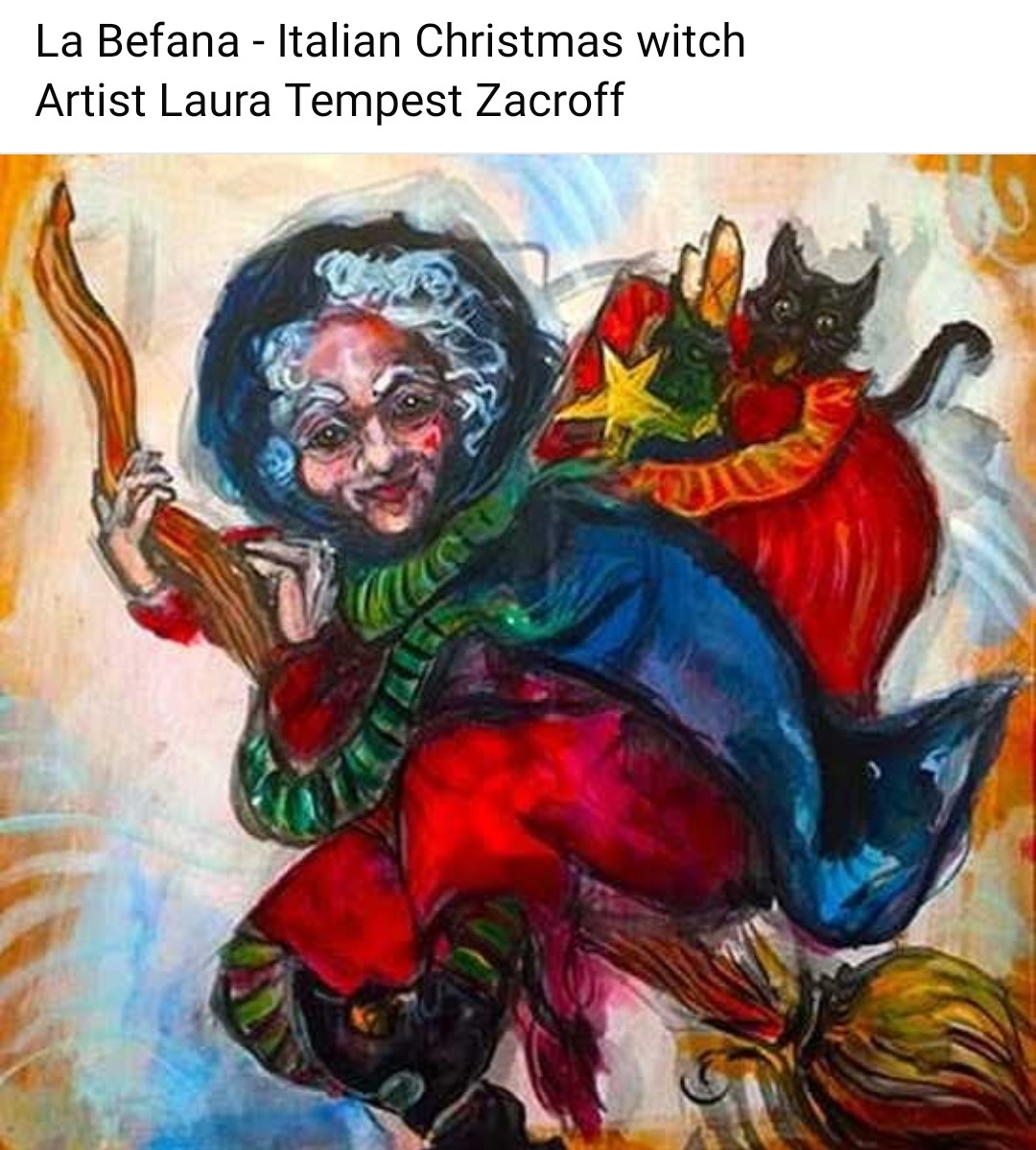 ArronUsher's tweet image. Happy #TwelfthNight tonight on the  #EpiphanyEve  

Tonight the Italian Christmas witch #LaBefana will be out on her broomstick delivering sweets to good children but lumps of coal to naughty children.  🧙

🤗 😉