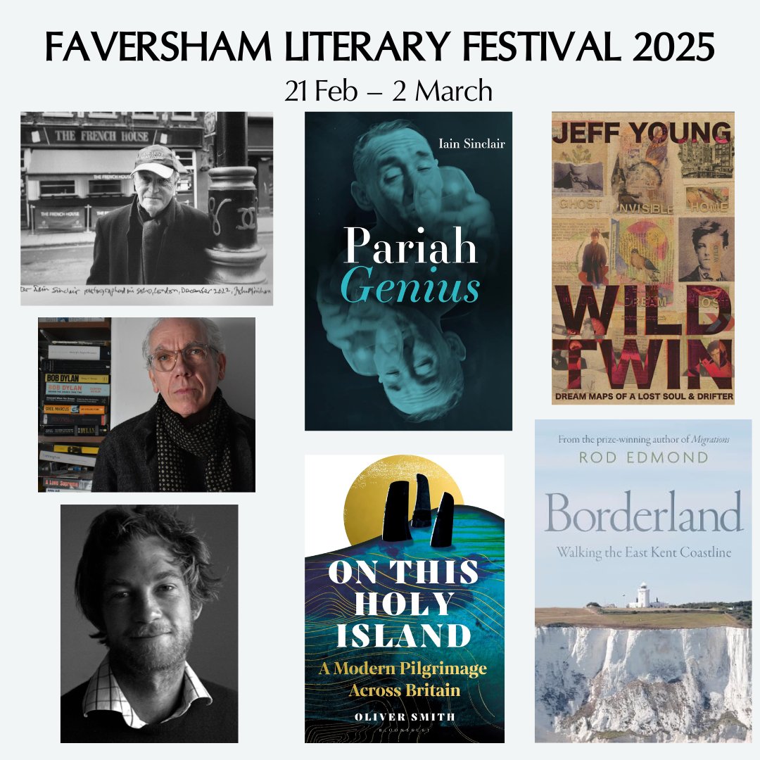 FavershamLit's tweet photo. Travel across landscapes, forms of memory, cities and relics, from street photography and London's lost bohemia to lost youth and literary hauntings; the East Kent coastline and a modern pilgrimage across Britain...
See website for more info and tickets https://t.co/Jr3V9nAdEM
