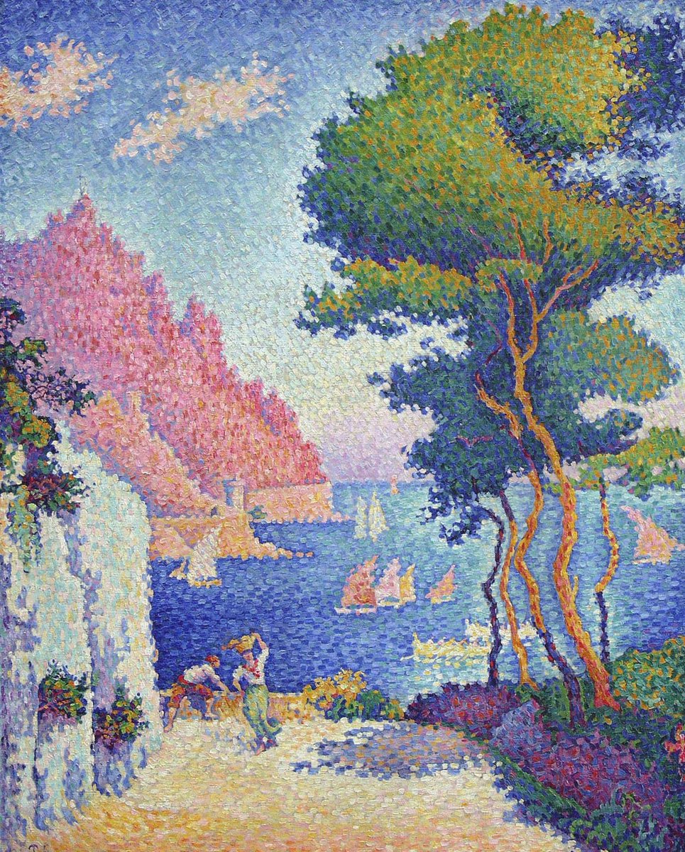 impression_ists's tweet image. Paul Signac, Capo di Noli