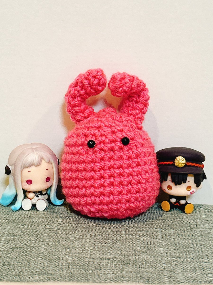 もっけちゃん編みぐるみ作った🐰