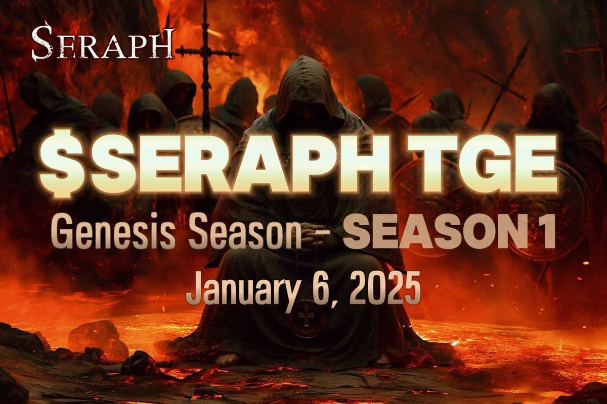 2024年的链油圈表现不尽人意，然而Seraph作为旺财社区一直力推的重点项目，是可以说为数不多跑出来的一款。可以说每次都能让人赚到钱，格局这块我给No1。
近期在行情的高潮又要举行TGE，节奏感拉满。
说三件事：

1. 过去参加过测试的，先领一波空投：
所有参与过Seraph自2023 年 4 月 7