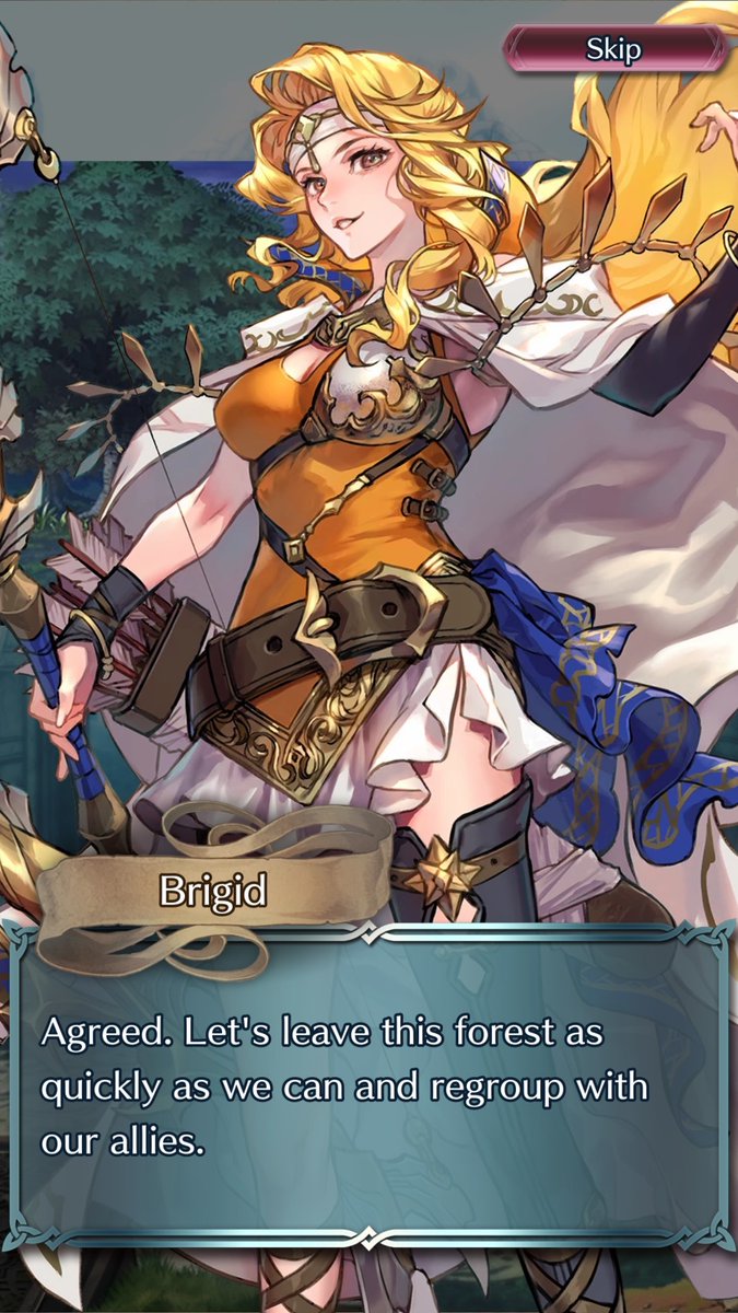 FE_Heroes_EN's tweet photo. #ForgingBonds: Light Seekers begins tomorrow! Brigid and Edain, sisters separated in youth. Dew and Midir, allies in Sigurd's forces. With their strength combined, they bond as members of the Order of Heroes.
Note: The following post features other Heroes in the story. #FEHeroes https://t.co/P3PzXOyqgV