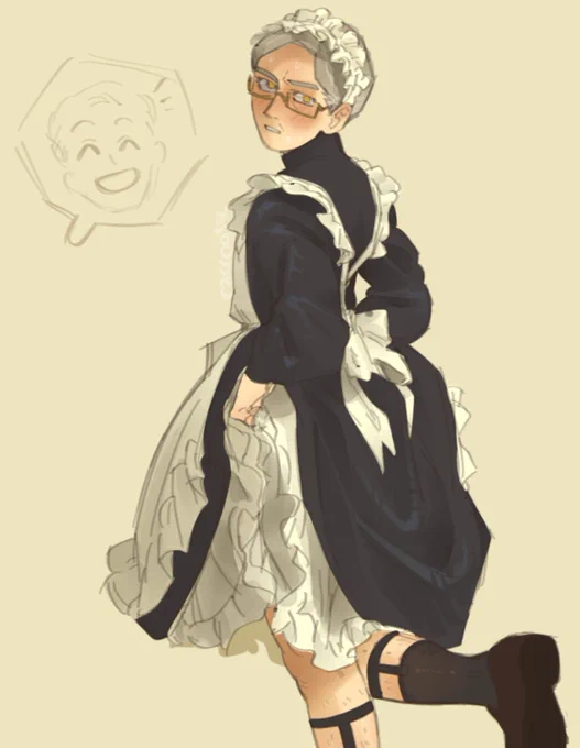 Narrator doodle bcuz #TheStanleyParable 