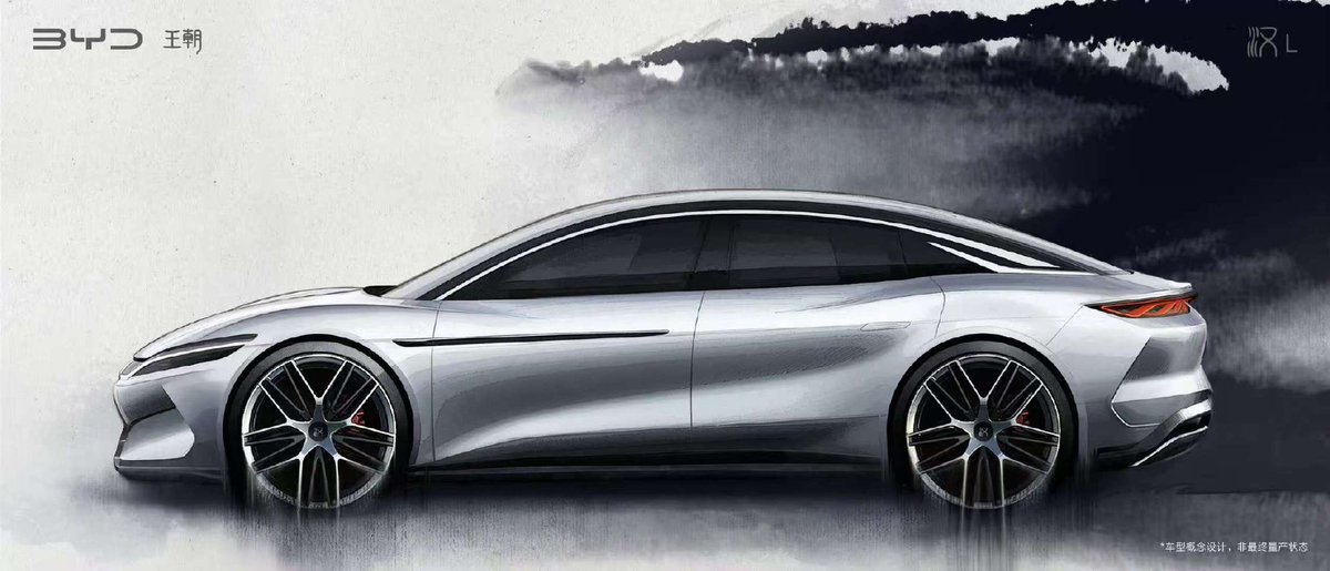 DriveGreen80167's tweet photo. Renderings of the Tang L and Han L Unveiled!
Sleek lines and bold proportions.
#TangL #HanL #BYDDesign $BYD #ElectricLuxury #BoldProportions #FutureEV https://t.co/K88tMJLtVm