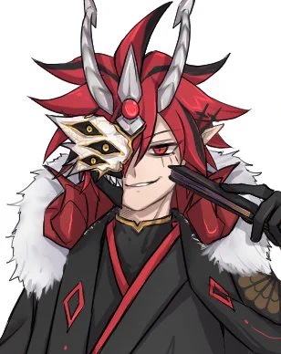 新年早々推しの良い顔面描けたと思うの 