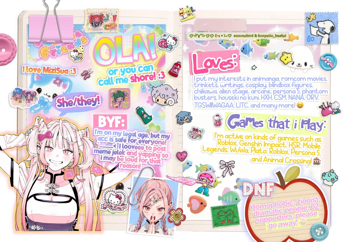 HII HELLO ANYEONG OPPA #anitwt #genshintwt #hsrtwt im looking for new friends who love to interact dan ngga masalah kalau aku berisik (BANGET!! :p) rep "hmu" nanti uni bakwan jawab "hyu" 😆🖐🏻 rts &amp; like are very appreciated :] ⭐️