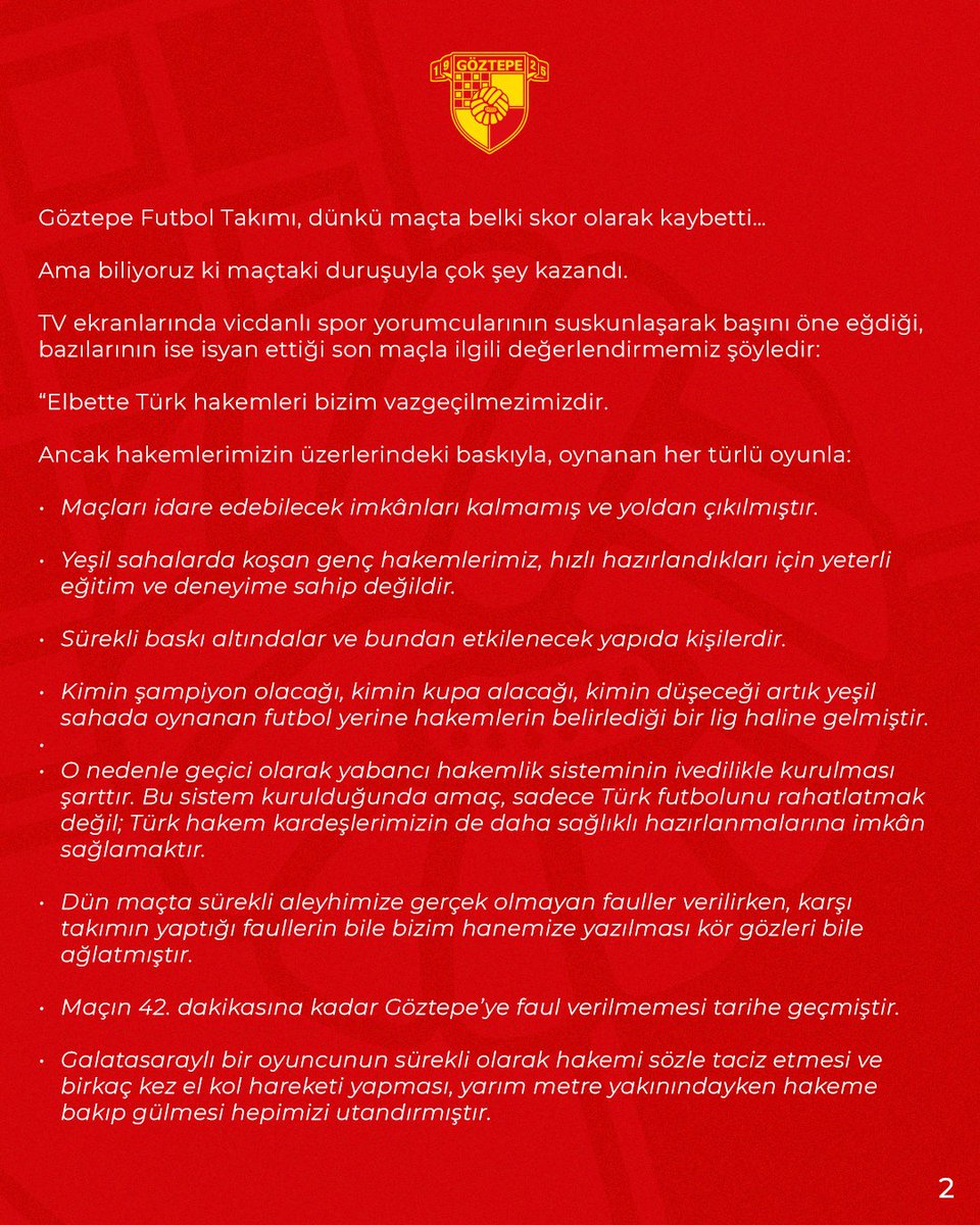 Goztepe's tweet image. KAMUOYU AÇIKLAMASI

“YİĞİDİ ÖLDÜRME, HAKKINI YEME”

gozte.pe/0u04lgln

#Göztepe #AsırlıkEfsane