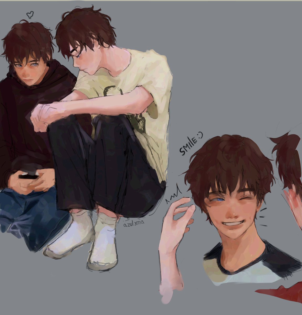SeliOrballo's tweet photo. La ganadora del concurso de fanarts. La podéis encontrar en Instagram y Twitter como @azul4rx 
Si te gusta apoyar a artistas emergentes, revisa su trabajo ♥️♥️ https://t.co/lYRIJuA7LE