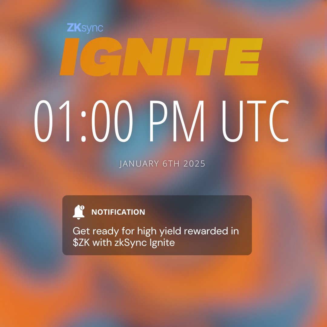 Julia_457_'s tweet image. The launch of  @ZKsyncIgnite starts tomorrow on @zksync 🚀
🎯It aims to transform #zksyncera  into a liquidity hub for Elastic network
✅15 #DeFi protocols was selected to identify and attract public attention
💰#ZKsyncIgnite will provide 300 M $ZK to DeFi Users within 9 months