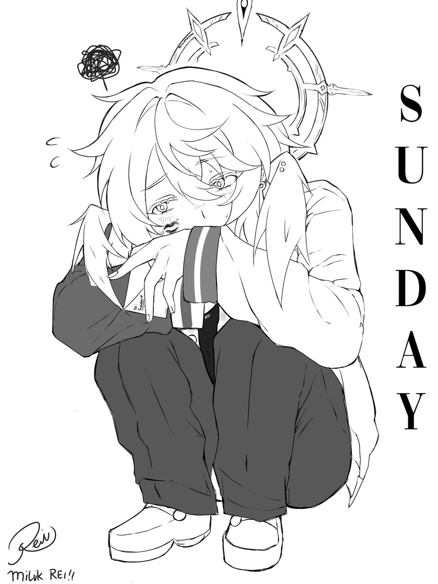 ruienanan's tweet photo. not good with love confessions.

feat. Sunday casual outfit
#sunday #hsrFA #sundayhsr #hsr #HonkaiStarRail #サンデー https://t.co/kOHL1MG4Em