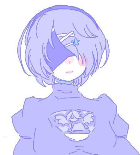 ヨルハ二号B型 「() 」|毛玉に。のイラスト