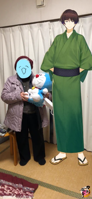 婆ちゃん石切丸描いてくれるしお伴撮影すると画面見ながら「石切丸さん、ありがとー!」って石切丸に話しかけてくれるの好き 