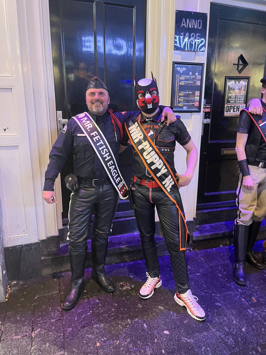 nero_nl's tweet photo. Last weekend was a blast!
 I visited the @msa.amsterdam leather social and the @dutchrubbermen  social 

I want to thank both organizations for the amazing time i had as well as the venues. @the_web_adam and @eagleamsterdam https://t.co/v0gu7npUD3