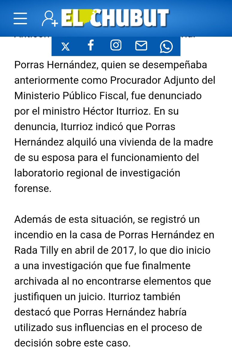 CHUBUT__News's tweet photo. A ver si entiendo bien:
Iturrioz lo denuncia por corrupto y por acuerdo legislativo lo mandan a cargo de la Oficina Anticorrupción??? https://t.co/8xhdWM4595