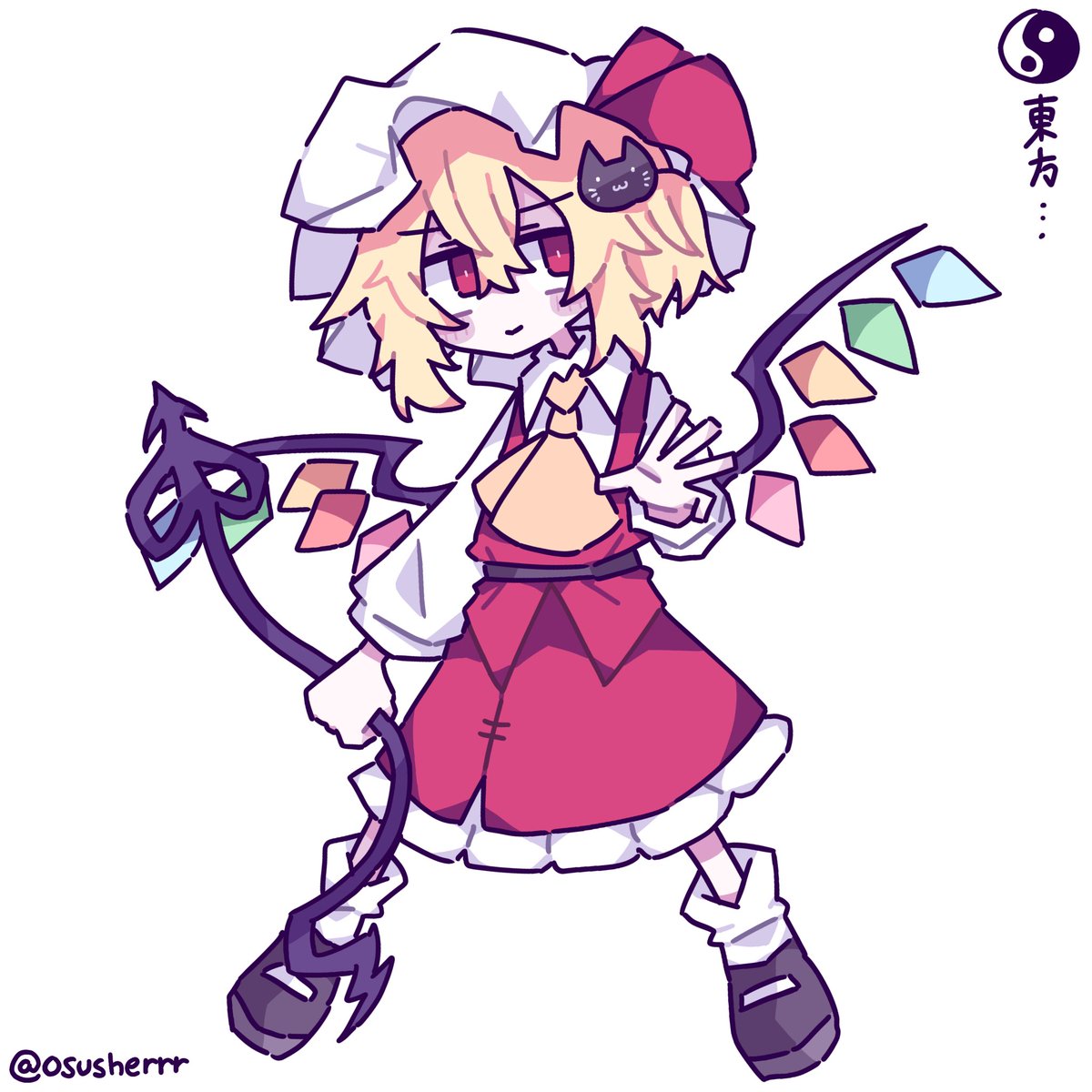osusherrr's tweet photo. #東方Projectㅤ
原作立ち絵ポーズ https://t.co/2UvE7E6SAH