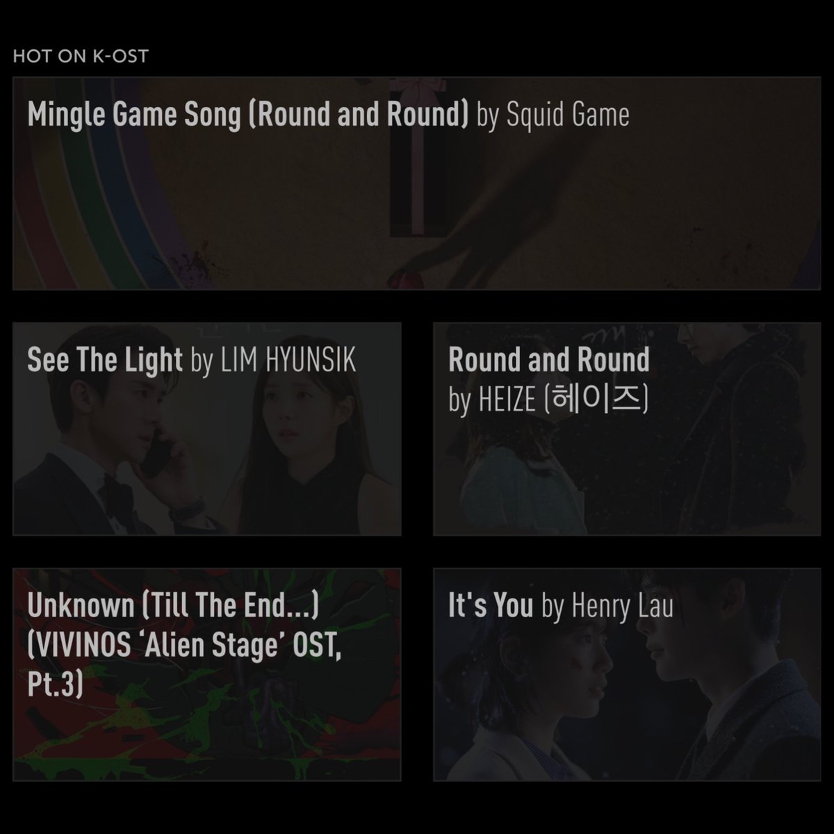 #GeniusCharts | Following a recent live performance and newfound interest, #HenryLau (<a href="/henrylau89/">HENRY LAU</a>)’s OST, “It’s You” rises to #5 on the daily K-OST chart in Genius Korea! 

The song from the 2017 hit drama #WhileYouWereSleeping starring #Suzy and #LeeJongSuk sits with 372K
