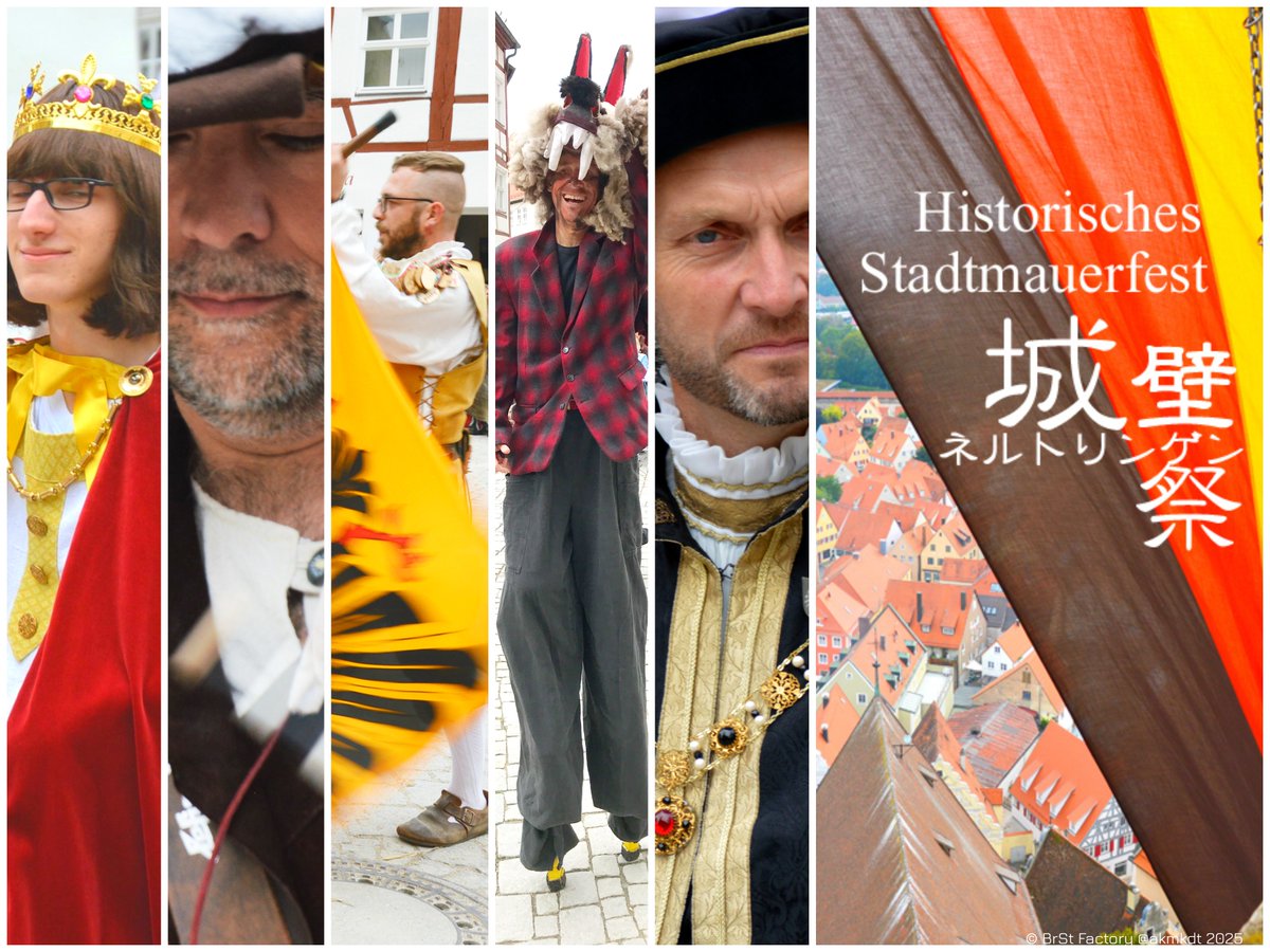 akmkdt's tweet photo. 🇩🇪2025年はネルトリンゲン壁祭の開催年⚔️

Historisches Stadtmauerfest
開催: 2025年9月12日～14日
https://t.co/8f8omgcsbw

三年に一度しか開催されない一大歴史祭、
今年こそ現場参戦を試みてはいかがでしょう✨
一番の見所･歴史パレード Historischer Festumzug は最終日の午後～となる見通し❣ https://t.co/Ej1ZDJLcmM