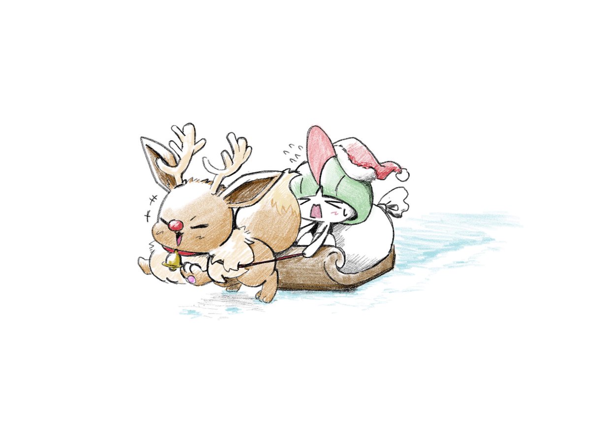 クリスマス大遅刻の絵