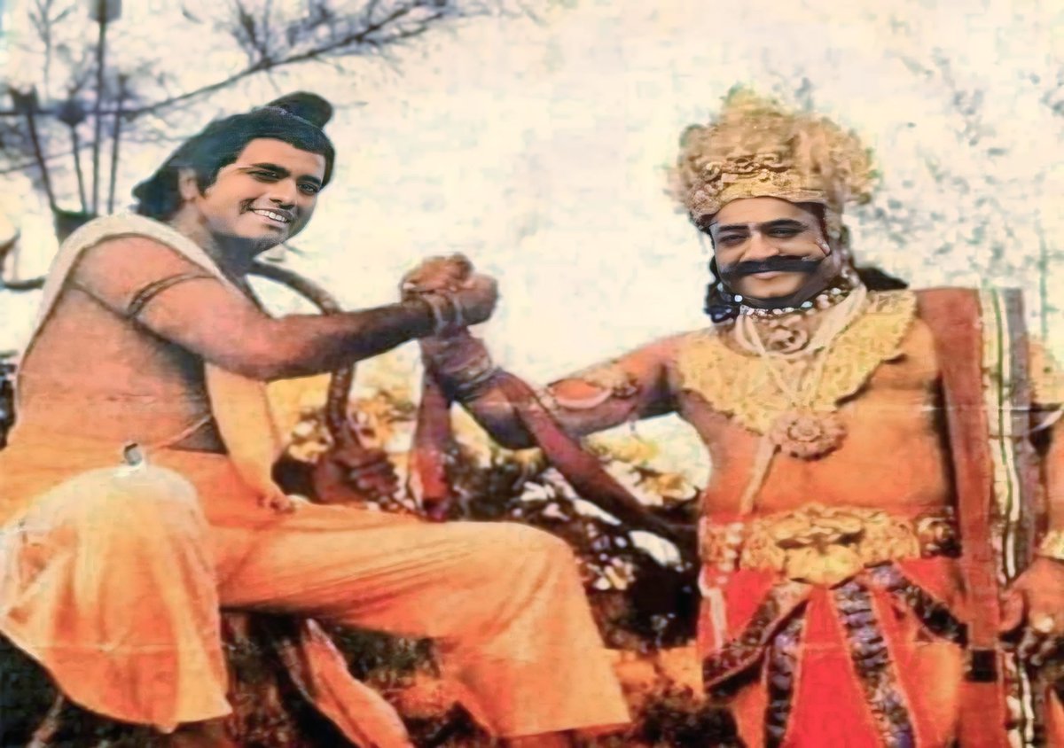 mahamritunajay's tweet photo. Bhagwan Ram aur Ravan😃 https://t.co/jleETpI9XJ
