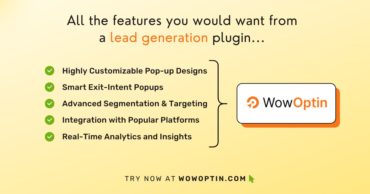 wpxpoofficial's tweet photo. โญโญโญAn Effective lead generation Plugin that you can trust...
๐Learn more: https://t.co/svR8PwmO7I
#wowoptin #popup #PopupMaker #WPXPO #wordpress https://t.co/kYLIzDUFOm