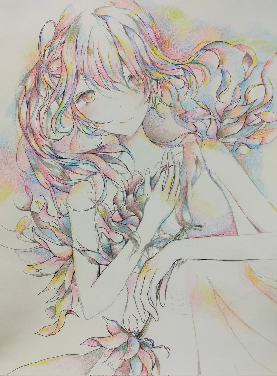 花と女の子