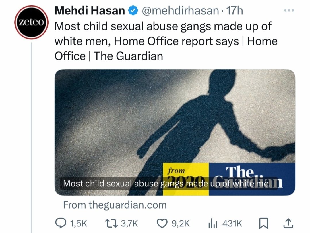 mpandey03's tweet photo. Only about 1% of the British population is Pakistani men, but, according to the Cockbain report, they committed 80% of the gang rapes.
Only 3.6% of gang rapes were committed by white men.
#CockbainReport #UKCrimeStats #GangRapeAnalysis #PakistaniMen #CrimeData #JusticeForVictims #SocialIssues #Accountability #UKStatistics
