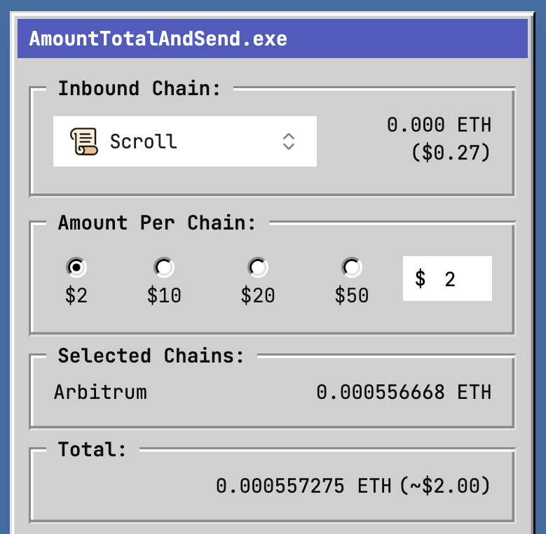 fro_kwon's tweet image. I've got $0.27 left on Scroll.
I'm willing to pay someone 10k if they are able to help me get this off chain.