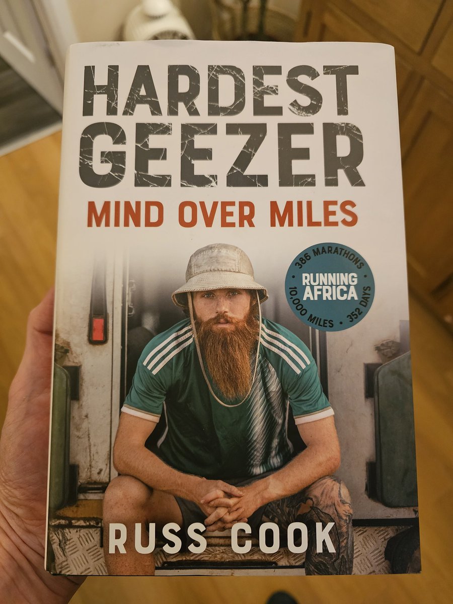 Baxter__86's tweet photo. @hardestgeezer Finished the book last night and loved it. Im not a reader at all but couldn't put this down. Highly recommend it to anyone 🏃‍♂️ https://t.co/ZlFDG06DIA