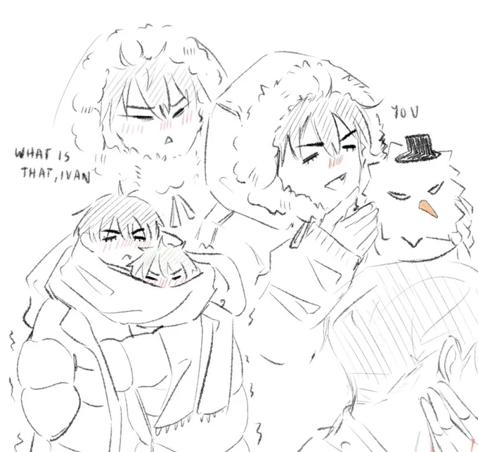 magma doodles with friends hehee 