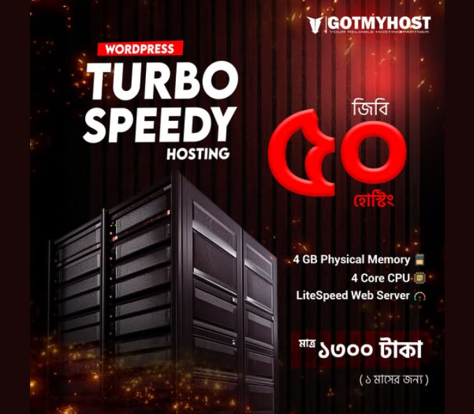 GotMyHostbd's tweet photo. WordPress Turbo Speedy Hosting!
50 GB Hosting
4 GB Physical Memory
4 Core CPU
Unmetered Bandwidth
LiteSpeed Web Server
Free SSL Certificates
Website Toolkit
Only $11.65 USD /per month!
To buy, click here: https://t.co/lFuG6N6e0P

#WordPressHosting #TurboSpeedyHosting #WebHosting https://t.co/yXogKEmpji
