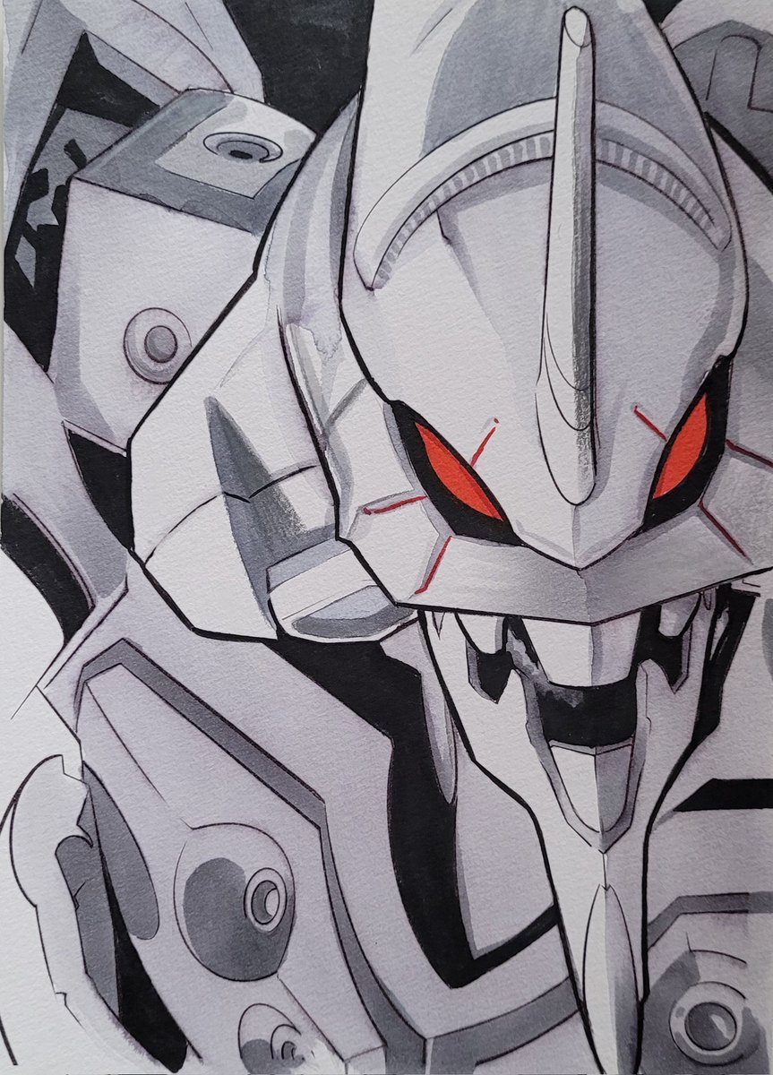 Da_Mess's tweet image. EVANGELION
Experimenting with some material bought between Tokyo and San Francisco.

#warmup 
#sketch
#mixedtechnique 
#evangelion 
#davidmessina