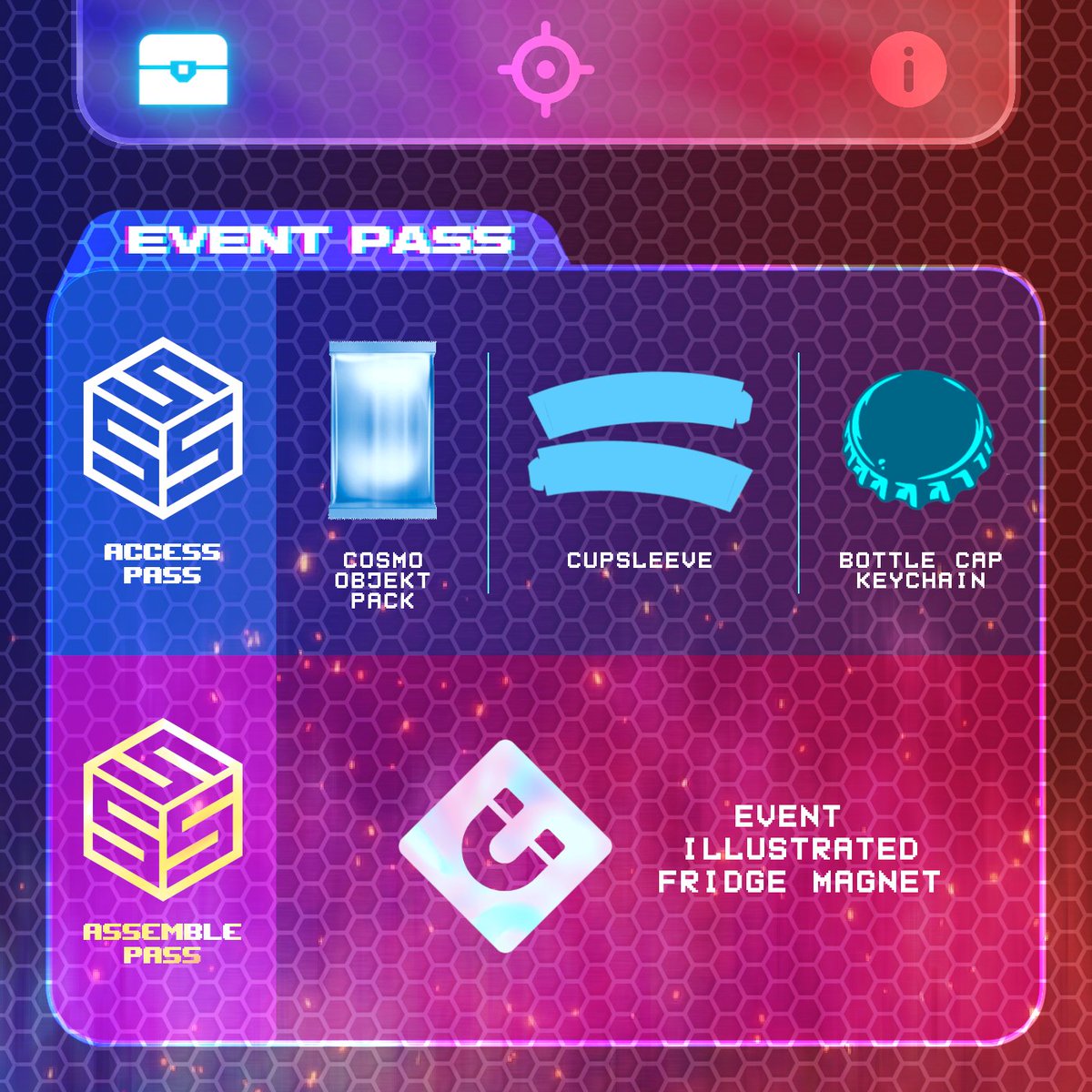 tripleScosmosPH's tweet photo. [🕹️]

Grab the finest artifacts the Cosmos has to offer! First 12 REGISTRANTS are granted the ASSEMBLE PASS with exclusive items. Hurry up before time runs out! 

#tripleS #트리플에스 #トリプルS #VerSSSus https://t.co/KpChsamWUH