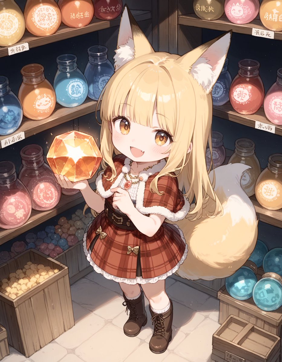 moenium_AI's tweet photo. 新年のプレゼントはこの宝石でいいのじゃよ🦊💎
#AIイラスト https://t.co/aMjsFvDlxm