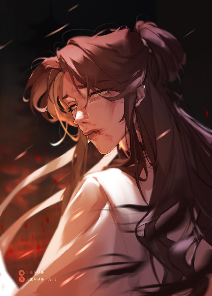 dukesueeee's tweet photo. - you can't save everyone
 #天官賜福 #TGCF #XieLian https://t.co/SmIbk3isEm