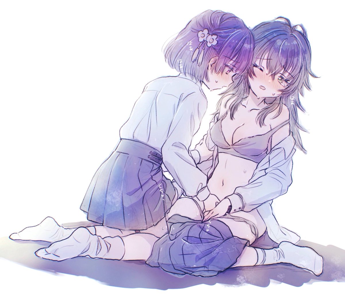 1_z_9's tweet photo. みすてま　さわりあい　えちえちイラスト https://t.co/PYF82fqFFY