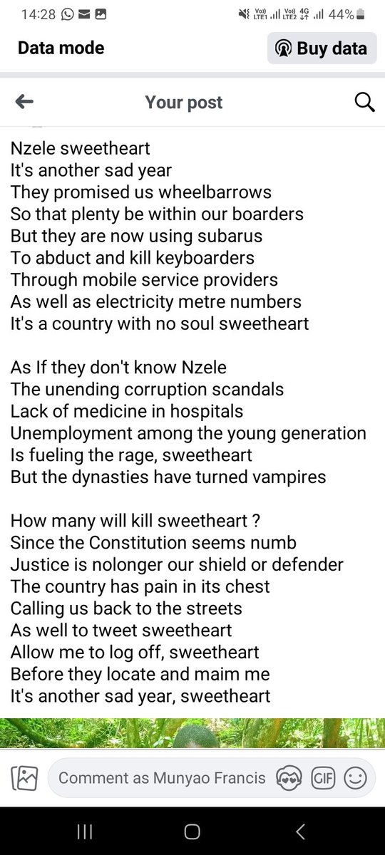 frankmunyao2's tweet image. It&apos;s a country with no soul