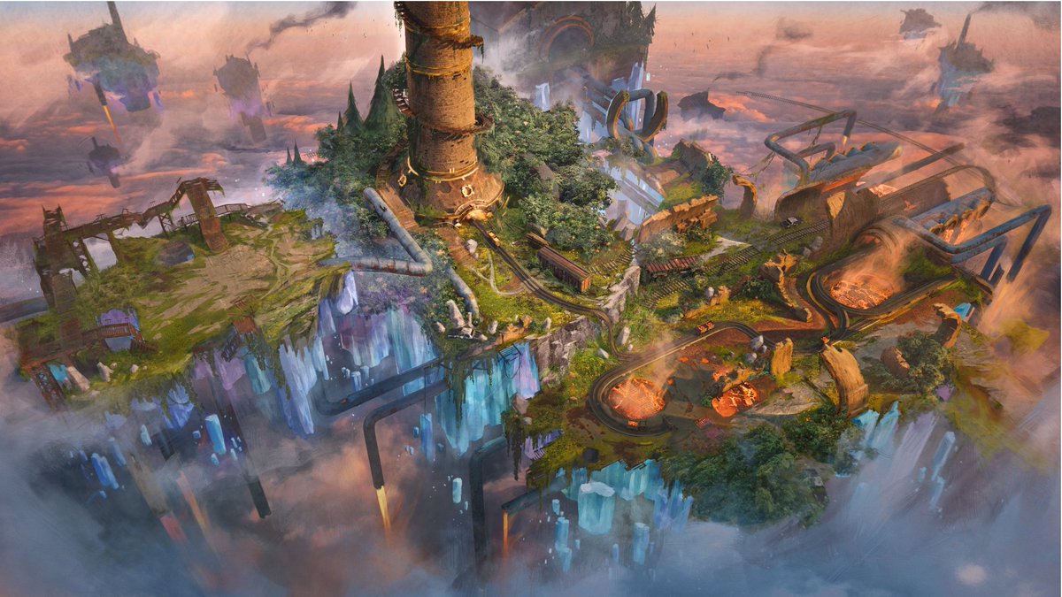 _retevermis's tweet photo. Time for our Sunday WIP update! This week, we’re featuring concept art of the Forge Island - location, overrun by reactivated hostile machines! 
#conceptart #indiegame https://t.co/z6OX8d57qh