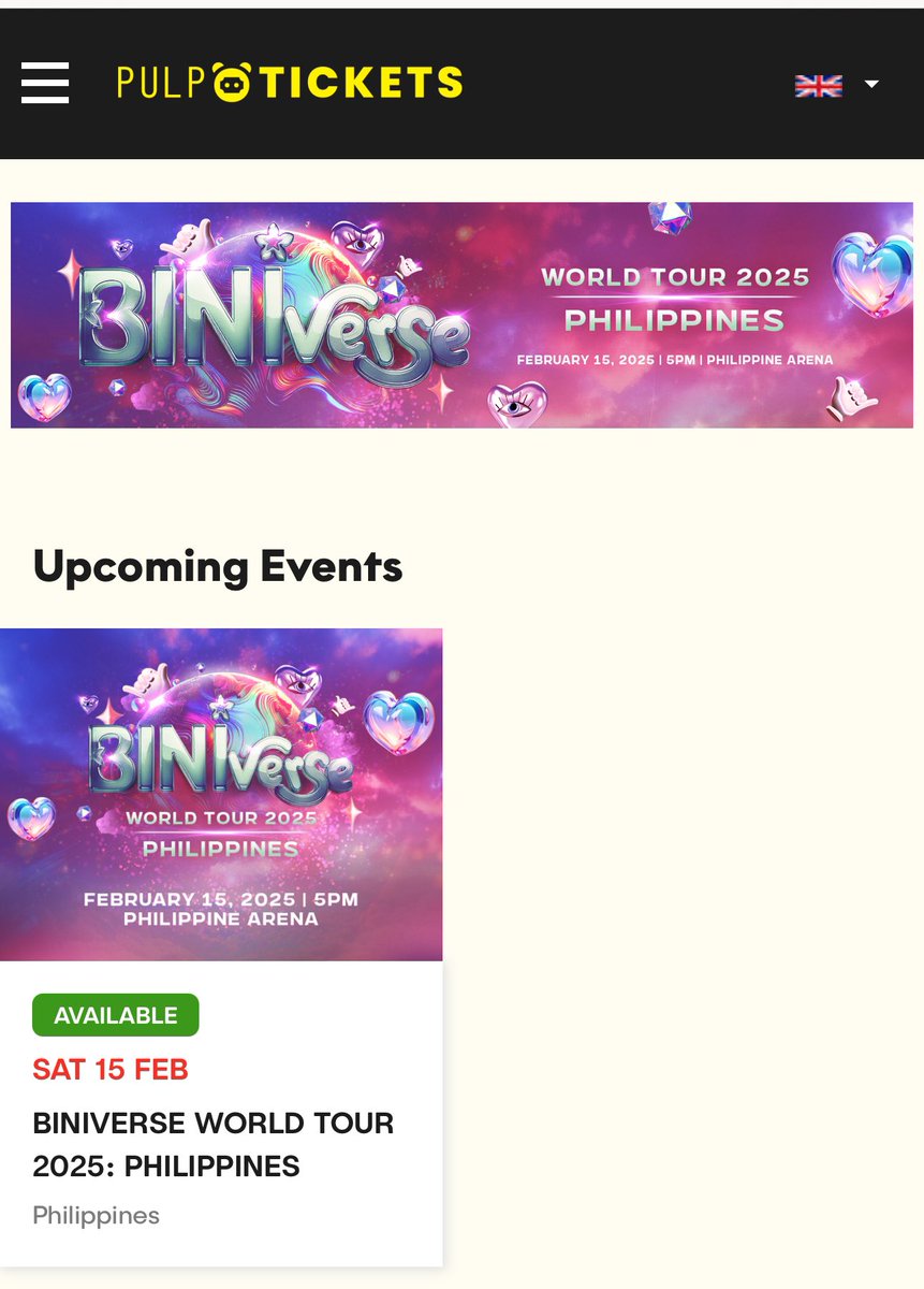 TEAMBLOOMPH's tweet photo. Tickets are still available for BINIverse World Tour 2025 Philippines! 

Purchase your tickets here
🎟️: https://t.co/TQogc0QnxN
🎟️: https://t.co/SiWtJZl1xS

 #BINIVerseWorldTour2025 #BINIWT2025 #BINIWorldTour #BINIWTPh https://t.co/toLYmpQcy0