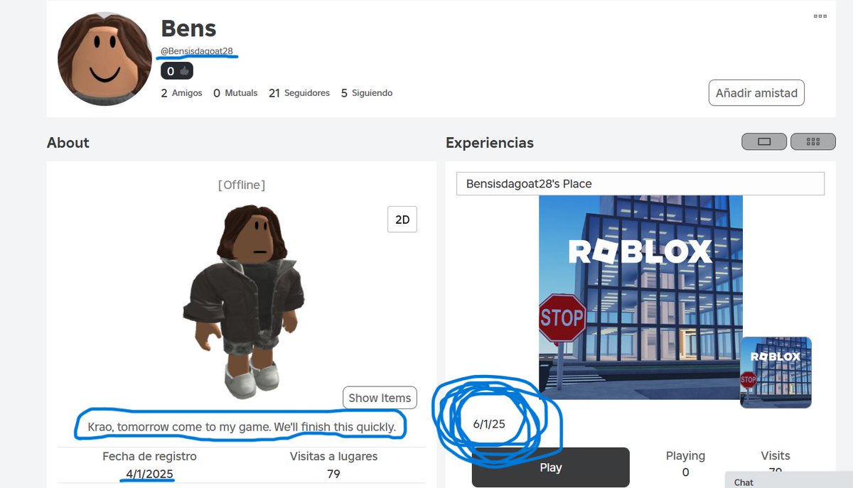 CalmitiNep's tweet photo. @KraoESP He encontrado esta cuenta, no se si es el hacker de verdad o es alguien que se hace pasar por él. Fíjate en la descripción de su cuenta y en la descripción de su juego. https://t.co/K62fGFTcqN