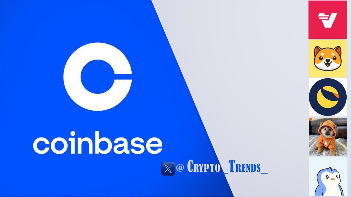 Crypto_Trends_'s tweet photo. Like And RT if you want Coinbase @Coinbase to list:
1- $VRA
2- #BabyDoge 
 3-#LUNC  
4- $PONKE 
5- $DOG 
6- $PENGU 
did i forget something else? https://t.co/tPSwekX21b