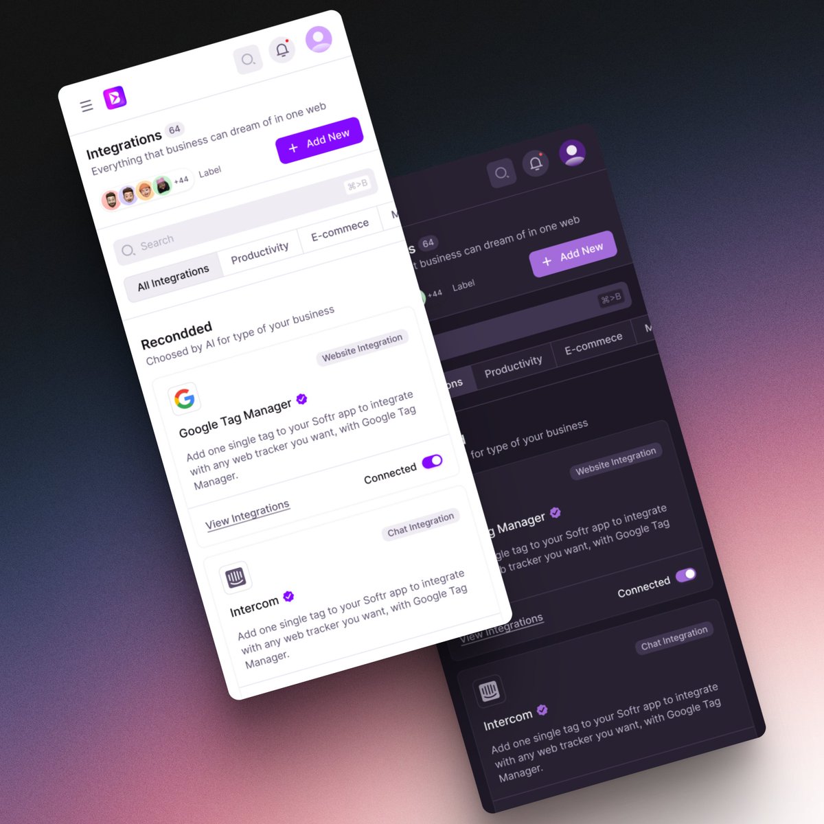 heyakash_design's tweet photo. ✨ App Integration Screen ⎯ Designed with the @brixuidesign
#UI #design #system #designsystem #user #Integration #uxdesign #uidesign #design #apps #appdesign #productdesign #figma #figmadesign #uiuxdesign #uxuitips #uxprocess #DailyUI