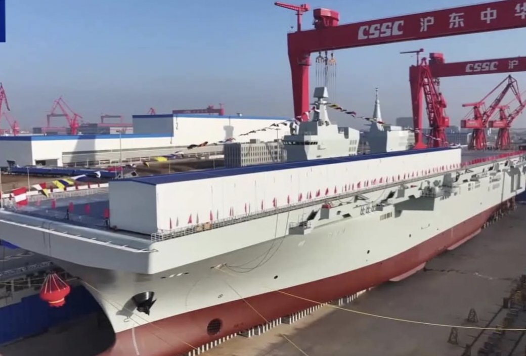 ajannong's tweet photo. 🤩 Step into the future ❣️🇨🇳 #Type076 is China's Innovation Evolution to set a new standard in LHD warship construction. #AmphibiousAssaultShip
Pix : Navy for life (FB) https://t.co/0TnyDRDy8n
