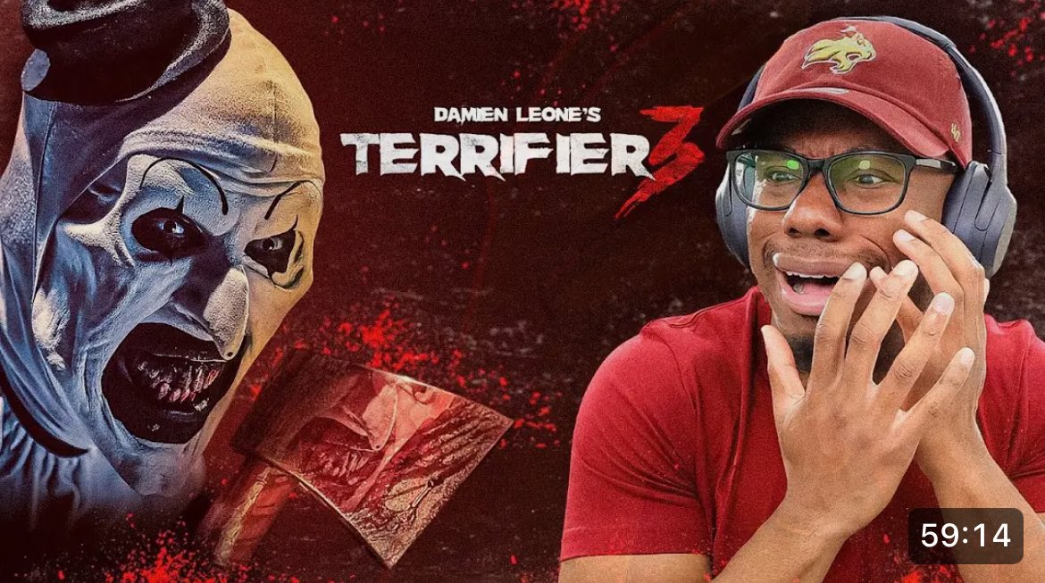 BuhBah03's tweet photo. some of my favorite Terrifier 3 reactions)
@BillyBinges
@puggapillar
#ThePerfectMix
@ecomog https://t.co/tIc6ShjJOx